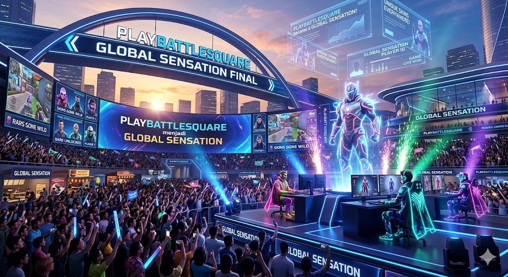 playbattlesquare became a global sensation was skins